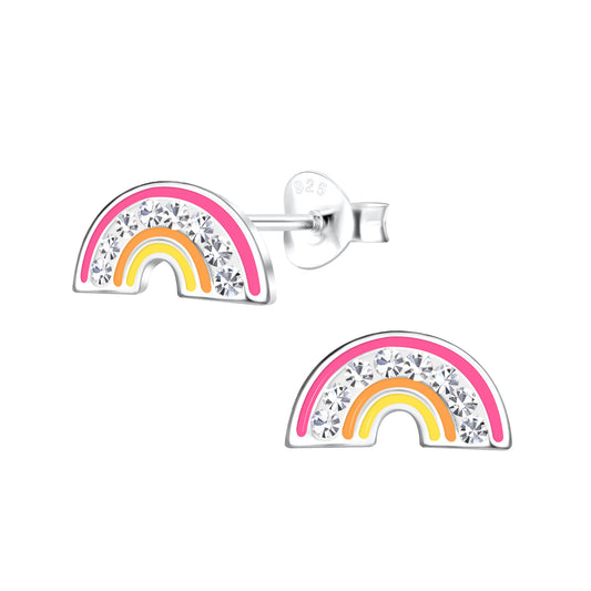 Rainbow Crystal Studs (various colours)